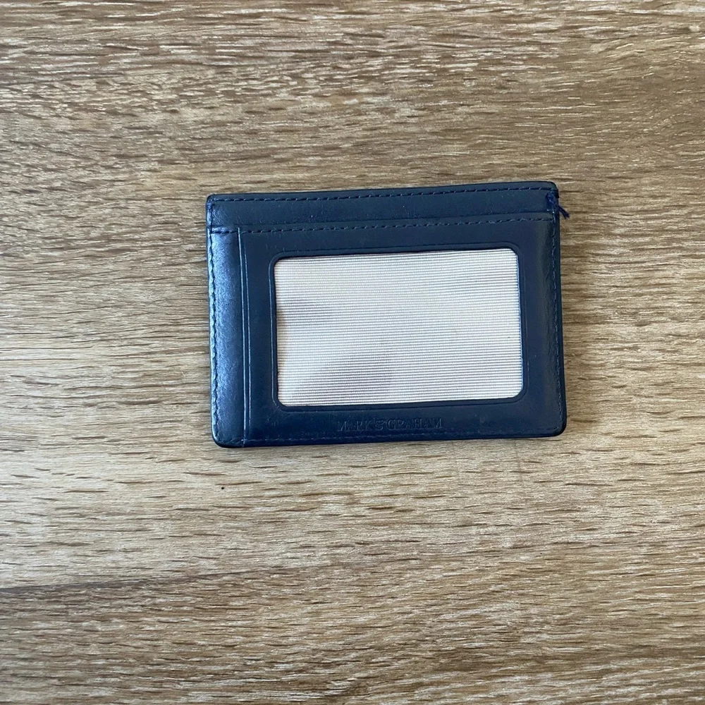 Mark & Graham Blue and Green Card Holder